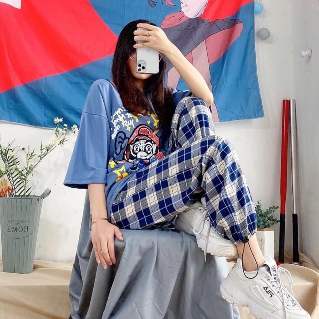 [ẢNH THẬT] SET ÁO UNISEX + JOGGER PANT MARIO