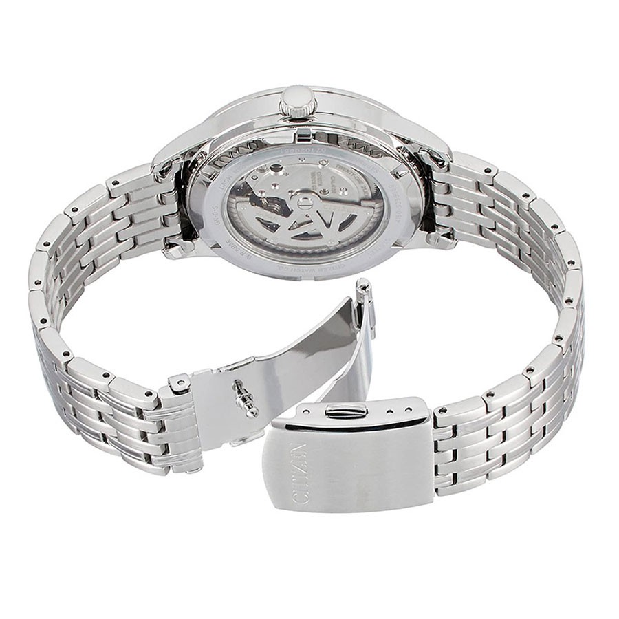 Đồng Hồ Nam Citizen Dây Thép Không Gỉ NP4070-53A - Mặt Trắng (Sapphire)