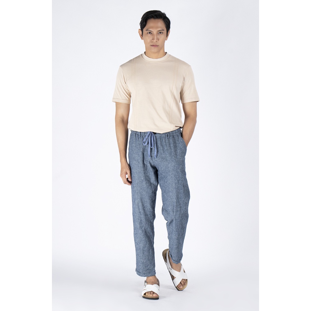 Quần jogger nam BEN &amp; TOD 20394 linen cao cấp, co giãn thoải mái, basic, tôn dáng