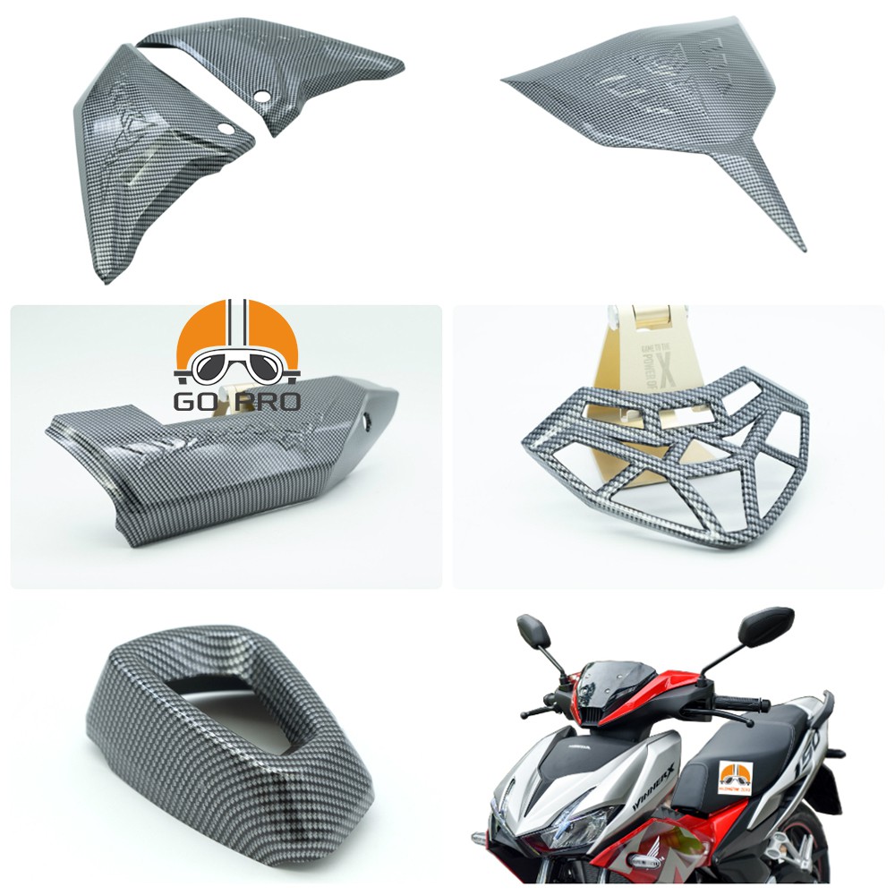[CHÍNH HÃNG] Ốp Nhựa Xi CARBON Dành Cho Honda Winner X 2019