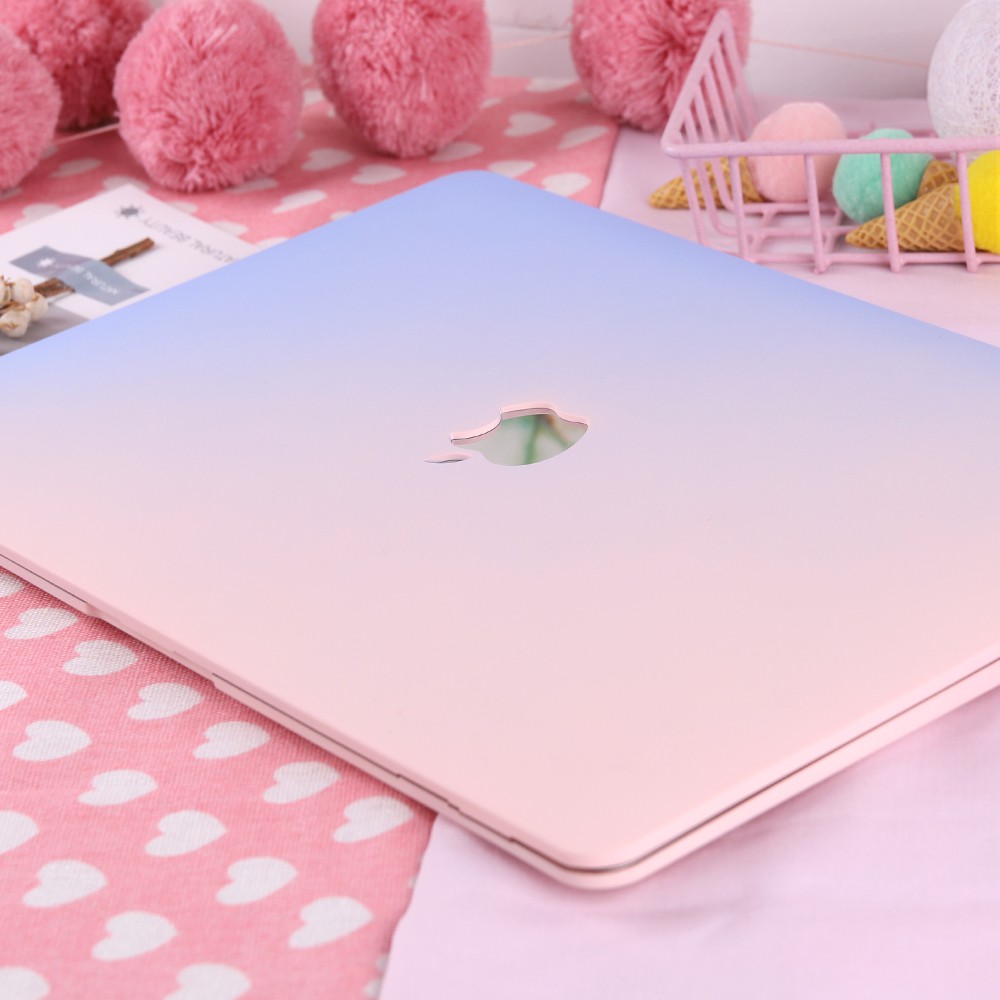 Ốp Lưng Màu Dốc Apple Gradient Cho Macbook case  Air 13 A1932 A1466 Pro13  A1706 A1708 A2159 A2289 A2251 A2338 A2337 M1 2020 2019