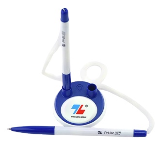 Bút cắm bàn đôi Thiên Long PH 02 viết bi TL cắm bàn đủ 2 màu XANH - ĐEN CAM KẾT CHÍNH HÃNG