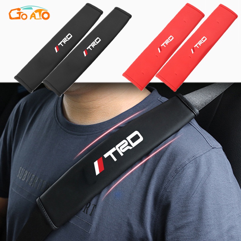 GTIOATO TRD Da DâY Đai An ToàN Ô Tô CàI DâY An ToàN Ô Tô BọC DâY An ToàN Xe HơI Phụ Kiện Oto Trang Trí Oto Phụ KiệN BêN Trong Ô Tô Cho Toyota Raize Corolla Cross Vios Veloz Innova Camry Hilux Yaris Fortuner Wigo Altis RAV4 Avanza Hiace