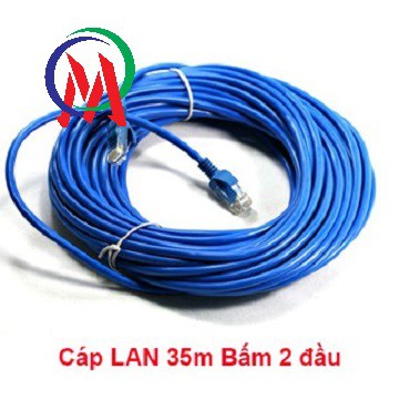 Cáp Mạng UTP Cat 5E Dây Xanh Cable Lan UTP Cat 5E - 35M