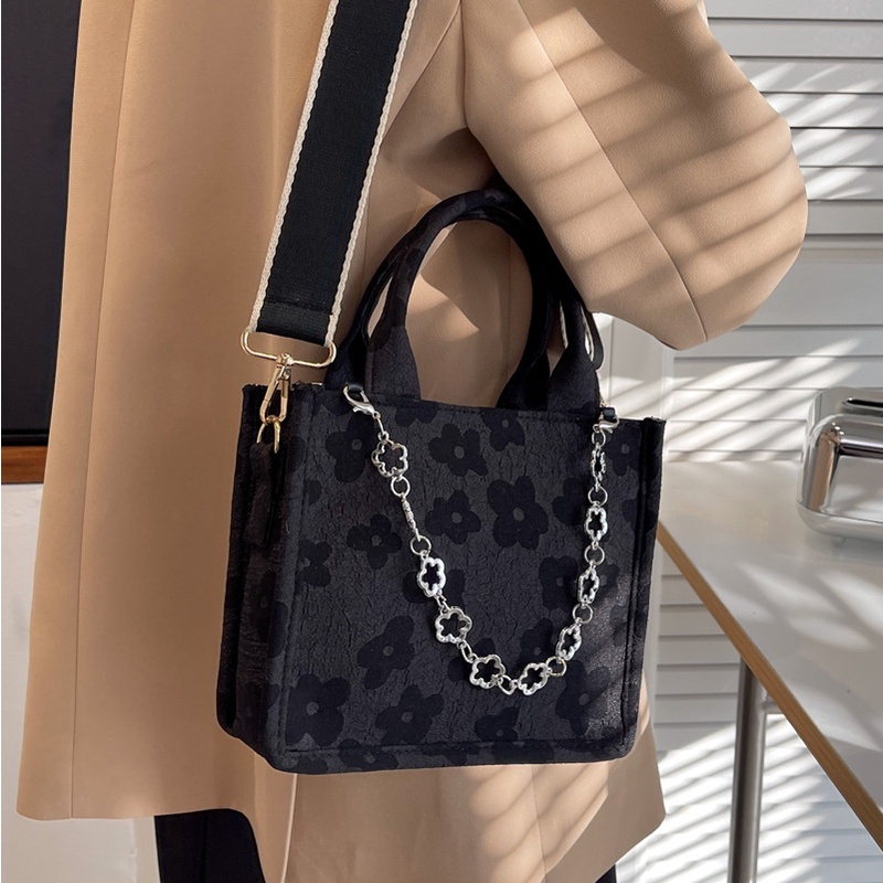 Túi Xách Tote Vải Lụa Cỡ Lớn Thời Trang