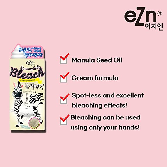 Tẩy tóc tại nhà  EZN Creamy hair bleach con ngựa 탈색제