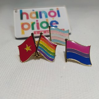 Pin cài áo LGBT - Hanoi Pride