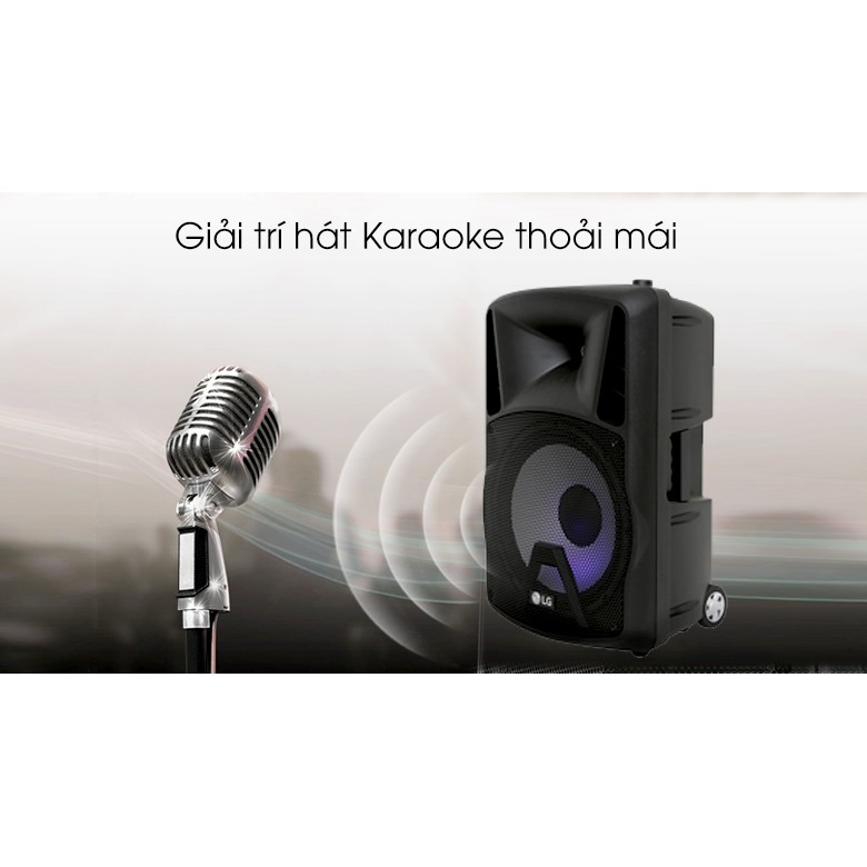 Loa kéo karaoke LG (Hàn Quốc) RK4 80W (HÀNG TỒN KHO MỚI 98%, BẢO HÀNH 3-10 THÁNG CHÍNH HÃNG)