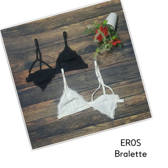 Combo 2 áo lót bralette cho con bú trắng đen