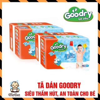 2 bịch - Tã dán Goodry bịch đạị ( S46/M42/L38/XL34). 201k