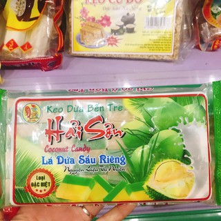 Kẹo dừa lá dứa sầu riêng Bến Tre Hải Sơn 350G