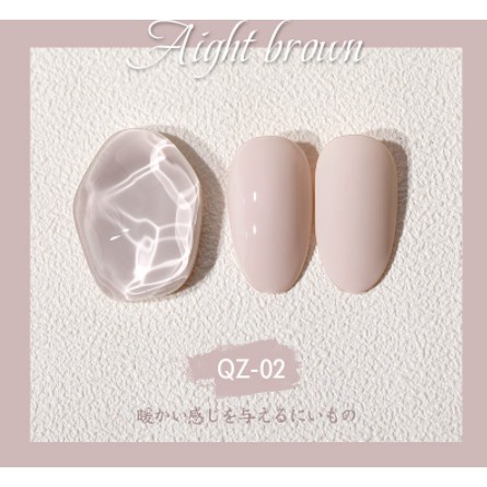 Sơn gel AS 6 màu trà sữa QZ chọn lẻ chai 15ml chai đen đỏ ngẫu nhiên