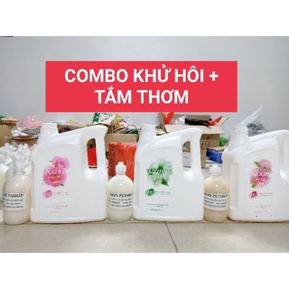 COMBO sữa tắm khử hôi & sữa tắm nước hoa J&D chuẩn mùi cũ 500ml