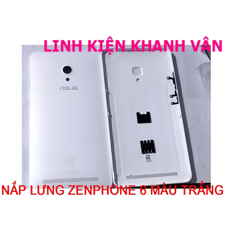 NẮP LƯNG ZENPHONE 6 MÀU TRẮNG