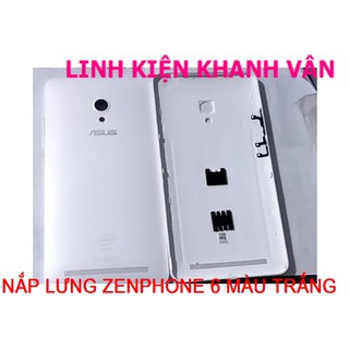 NẮP LƯNG ZENPHONE 6 MÀU TRẮNG