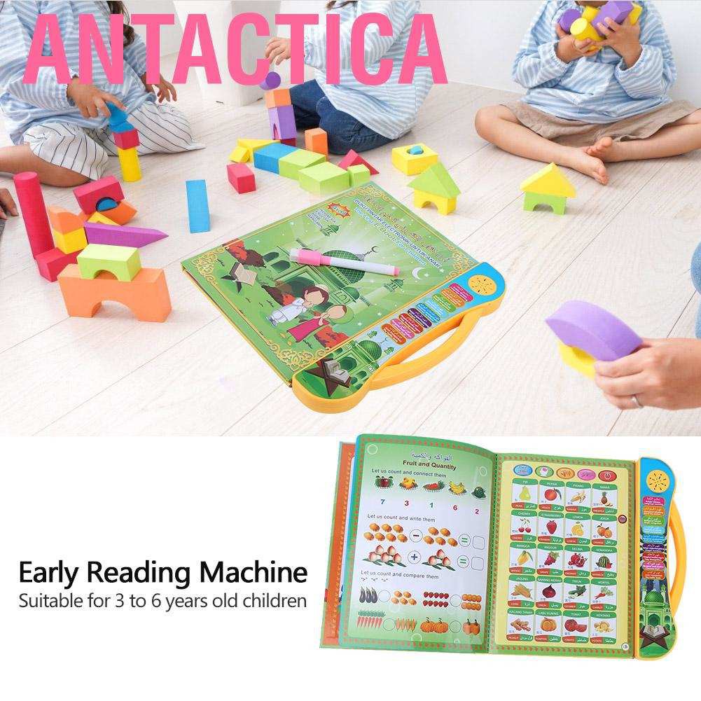 Antactica Electronic Learning Reading Machine eBook for Kids  Early Education Brain Game Thai English Chinese Multi-Language Students