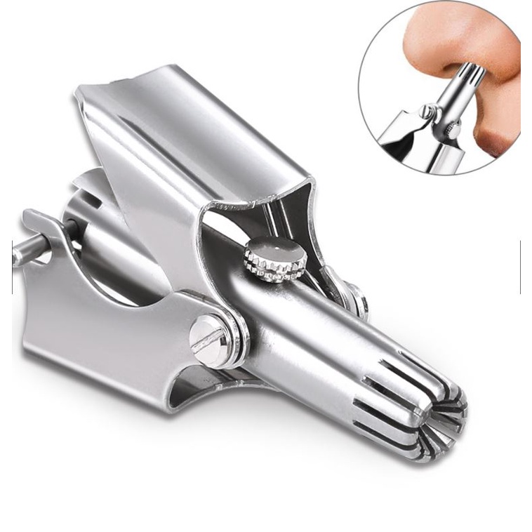 Dụng cụ cắt tỉa lông mũi bằng thép không gỉ cao cấp, máy cắt lông mũi an toàn tiện lợi TM34