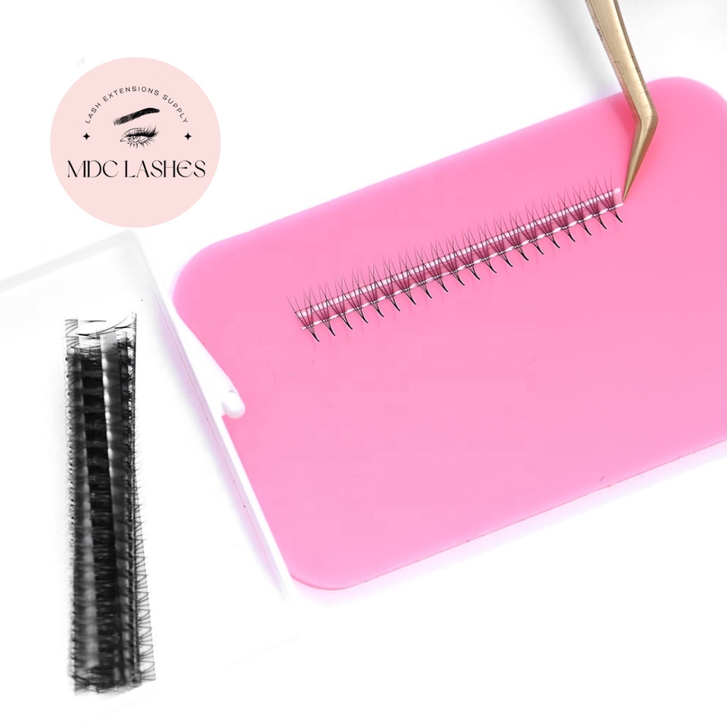 Mi fan MDC LASHES line 4D độ cong C - CC - D, độ dày 0.07 (1 hộp 1000 fan)