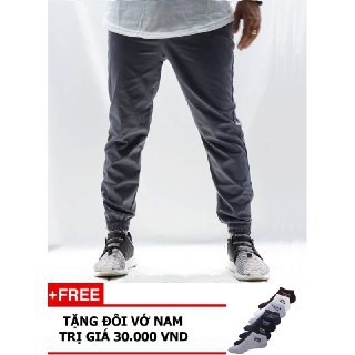 Quần Jogger Nam Nữ Kaki Năng Động + Tặng Tất Nam