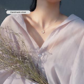 Fashion Necklace Silver Cat Pendant Jewelry Chokers 925 Sterling Clavicle Chain Tiny Gift For Women