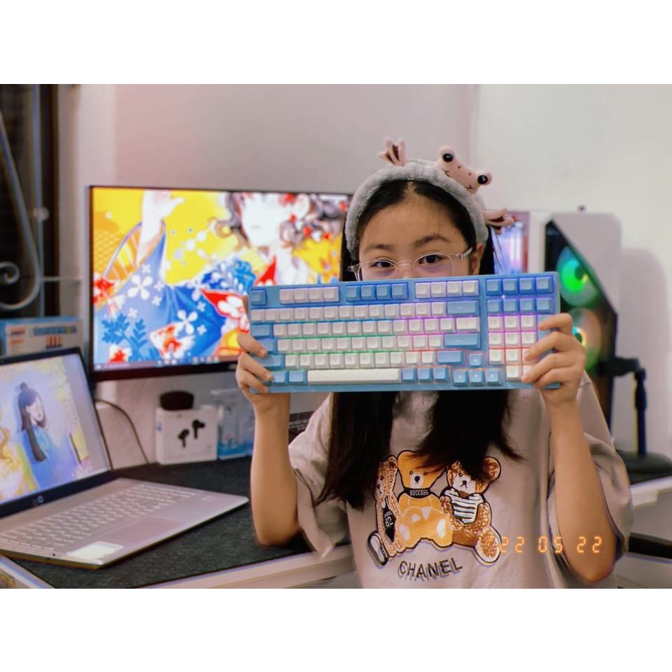 Bàn phím cơ AKKO 3098B Multi-modes Doll of the Princess