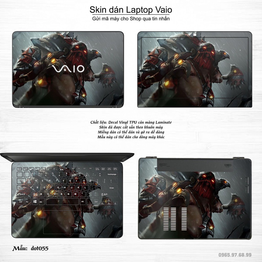 Skin dán Laptop Sony Vaio in hình Dota 2 _nhiều mẫu 9 (inbox mã máy cho Shop)