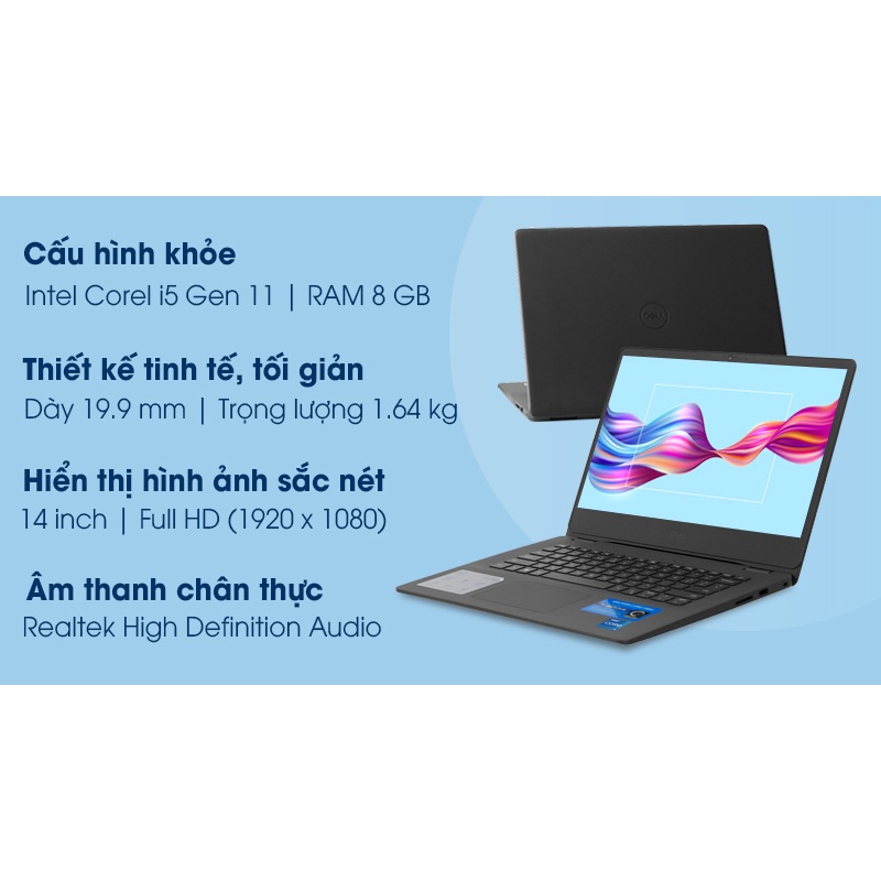 Laptop Dell Vostro 3400 i5 1135G7/8GB/256GB/Win10 (70234073)