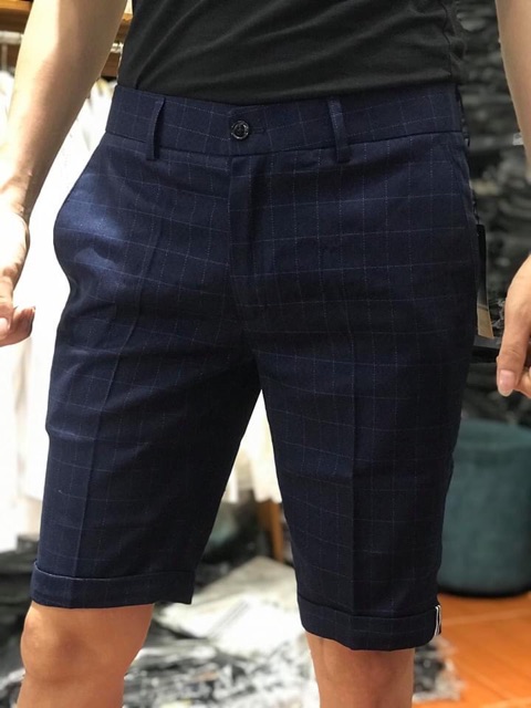Quần short tây vải giản ôm body cao cấp Hải Triều 058