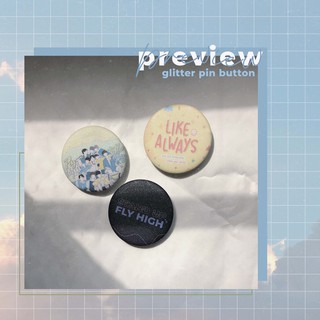 X1 HUY HIỆU NHŨ LẤP LÁNH | GLITTER PIN BUTTON