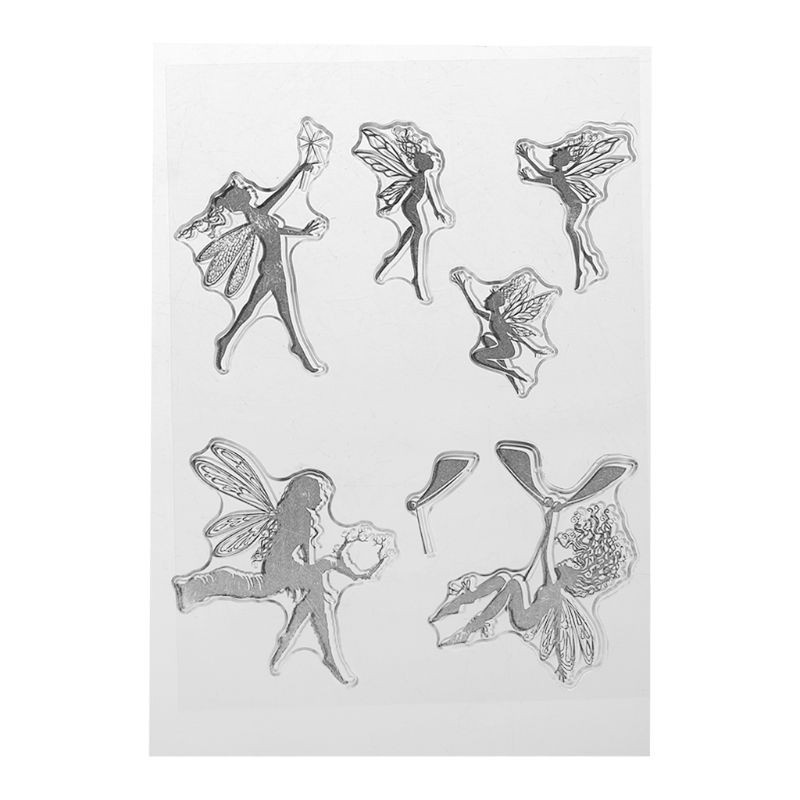 Con Dấu Silicon Trong Suốt Dập Nổi Họa Tiết Lá Cây Dùng Trang Trí Sổ Tay / Album Ảnh / Thiệp Thủ Công Diy