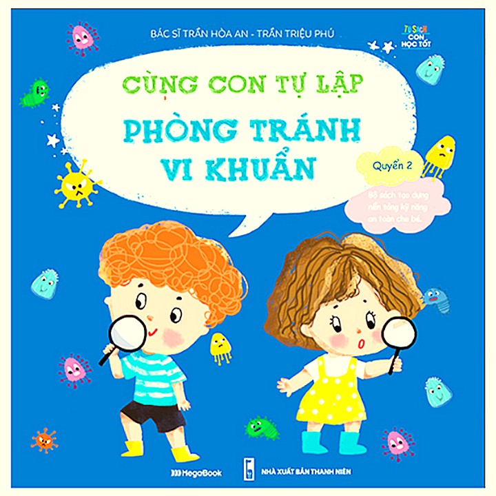 Sách - Cùng con tự lập - Phòng tránh vi khuẩn