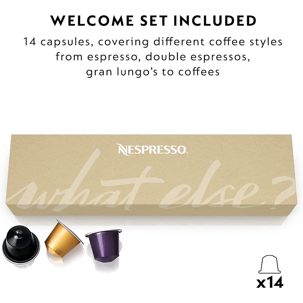 Máy pha cafe viên nén Nespresso DeLonghi EN510, tặng kèm hộp 14 viên cafe nén