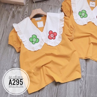 Bigsize Áo cổ bèo A295