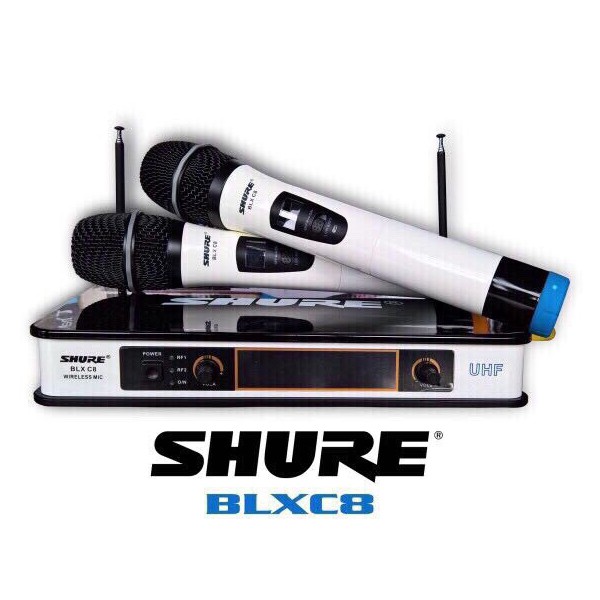 Bộ micro không dây hát chuyên nghiệp shure BLXC8