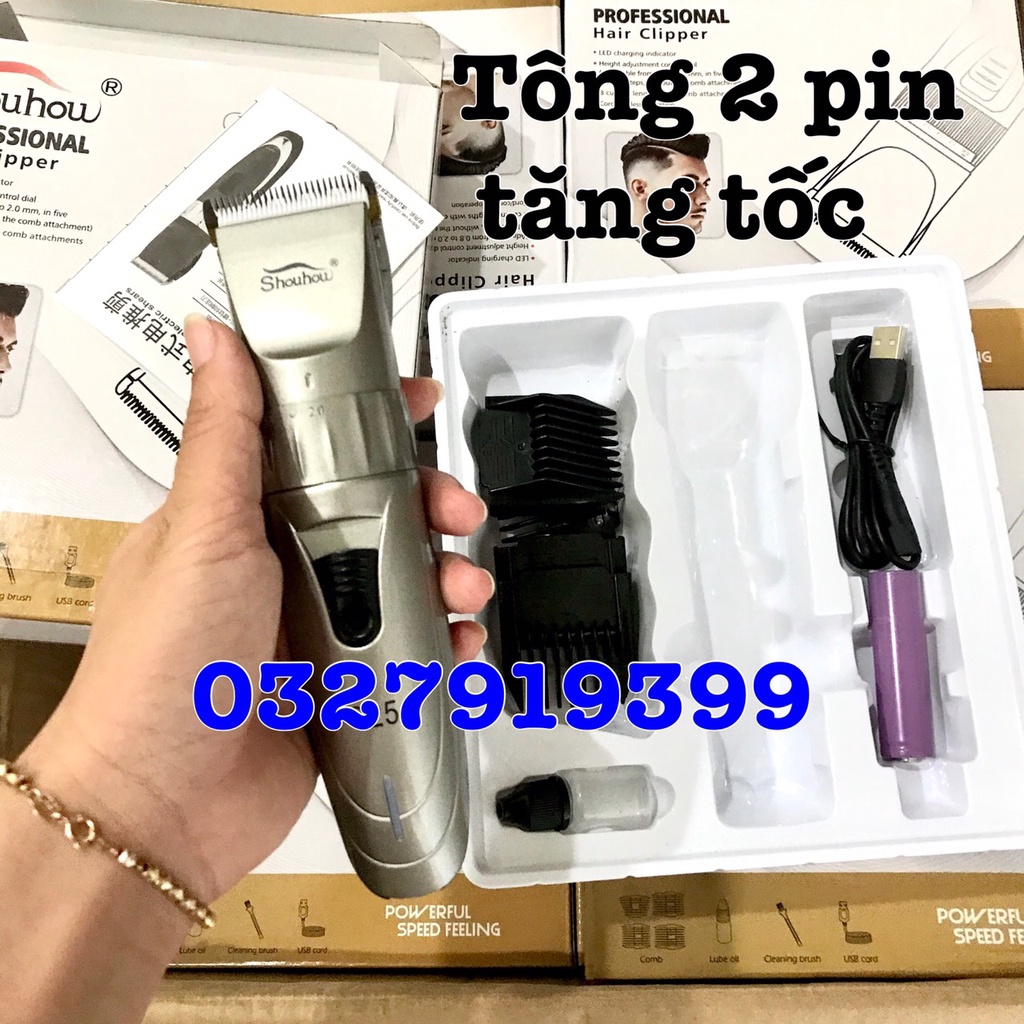 ✅Freeship✅ Tông đơ cắt tóc gia đình Shouhow S25