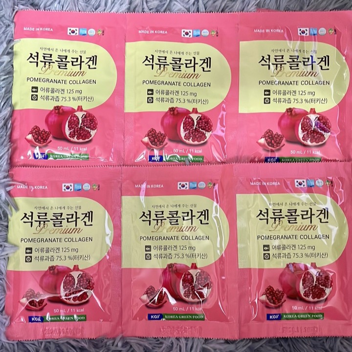 Tinh Chất Lựu Collagen Hàn Quốc - Pomegranate Collagen Premium - Hộp 60 gói x 50ml