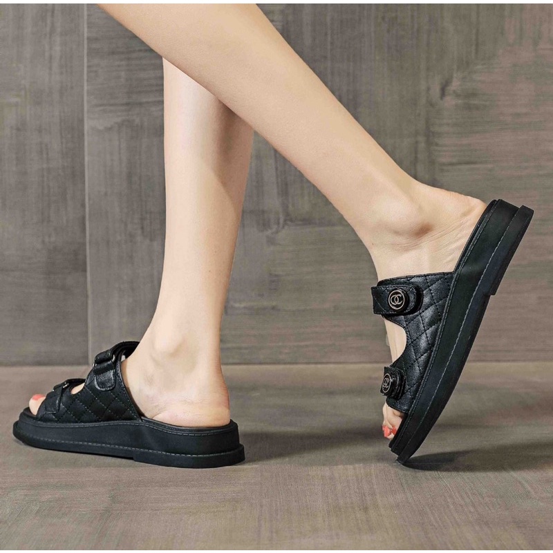 Dép lê 2 quai logo CN fullbox