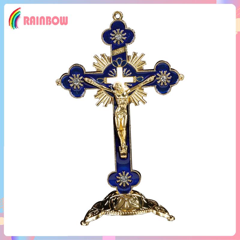 Tượng Đứng Crucifix Christ Cross Để Kệ