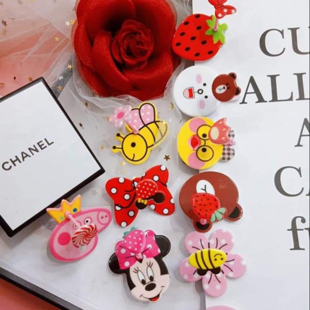 KẸP TÓC THÚ NHÚNG 3D CHO BÉ GÁI