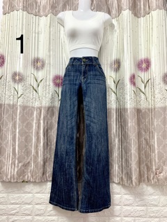 Quần jean nữ ống rộng
