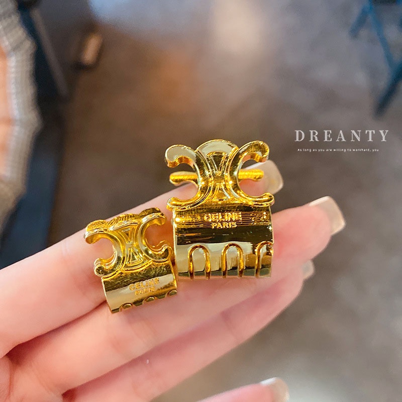 Kẹp Tóc Họa Tiết Chữ Dongdaemun Phong Cách Hàn Quốc Độc Đáo Dễ Phối Đồ