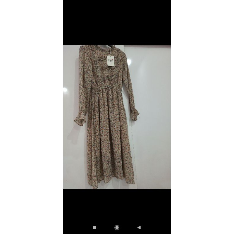 Váy hoa nhí vintage dáng dài | BigBuy360 - bigbuy360.vn