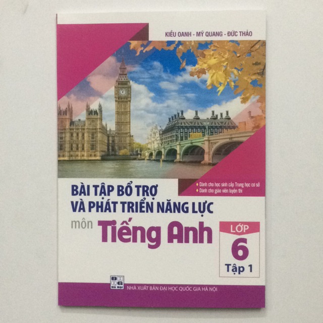 Sách - Bài tập bổ trợ và phát triển năng lực môn Tiếng Anh Lớp 6 Tập 1