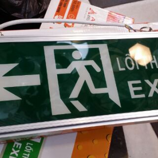 Đèn exit, đèn thoát hiểm , đèn dẫn nối các loại 1 mặt, 2 mặt