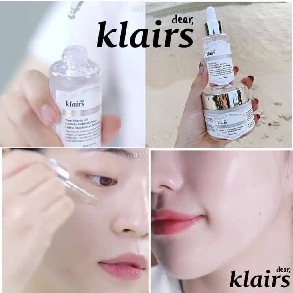 Tinh Chất Làm Sáng, Bổ Sung Vitamin Làm Sáng Da - Klairs Freshly Juiced Vitamin Drop 35ml