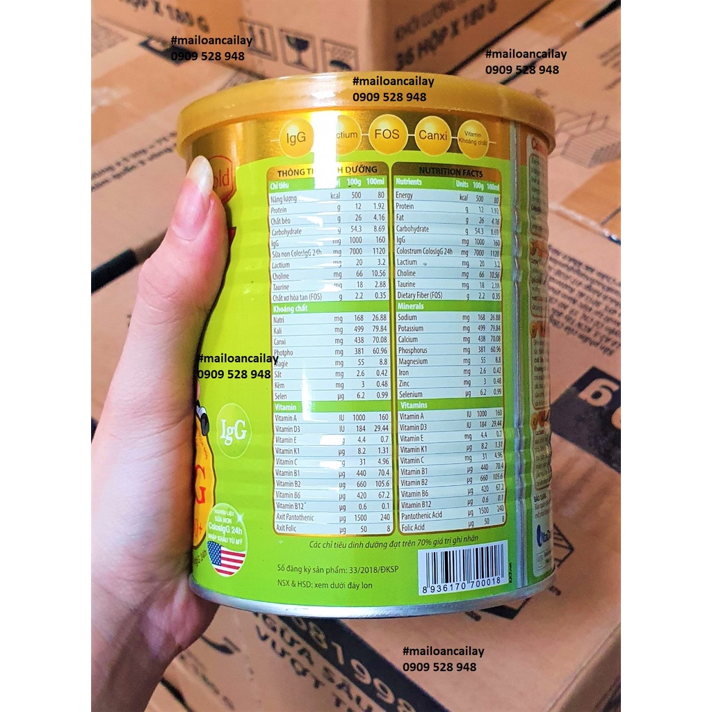Sữa Non ColosBaBy GOLD 0+ 400g