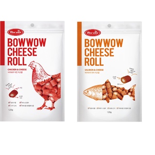 Snack cho chó bowwow cheese roll - phô mai cuộn 2 vị -