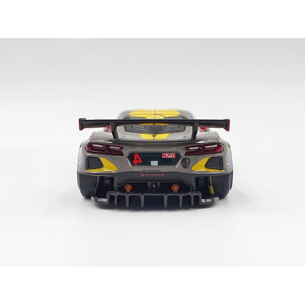 Xe Mô Hình Chevrolet Corvette C8.R #4 Corvette Racing 2020 IMSA 24 Hrs of Daytona LHD 1:64 MiniGT (Xám)