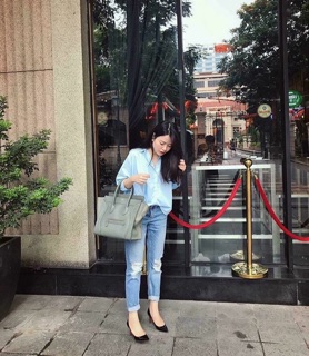 Giầy cao gót mũi nhọn