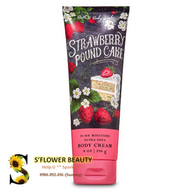 🍓 BST TIỆC TRÀ 🍰| Strawberry Pound Cake | Dòng Sản Phẩm Tắm Dưỡng Xịt Thơm Nước Hoa Toàn Thân Bath & Body Works | BigBuy360 - bigbuy360.vn